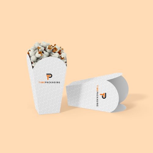 Popcorn cone packaging_